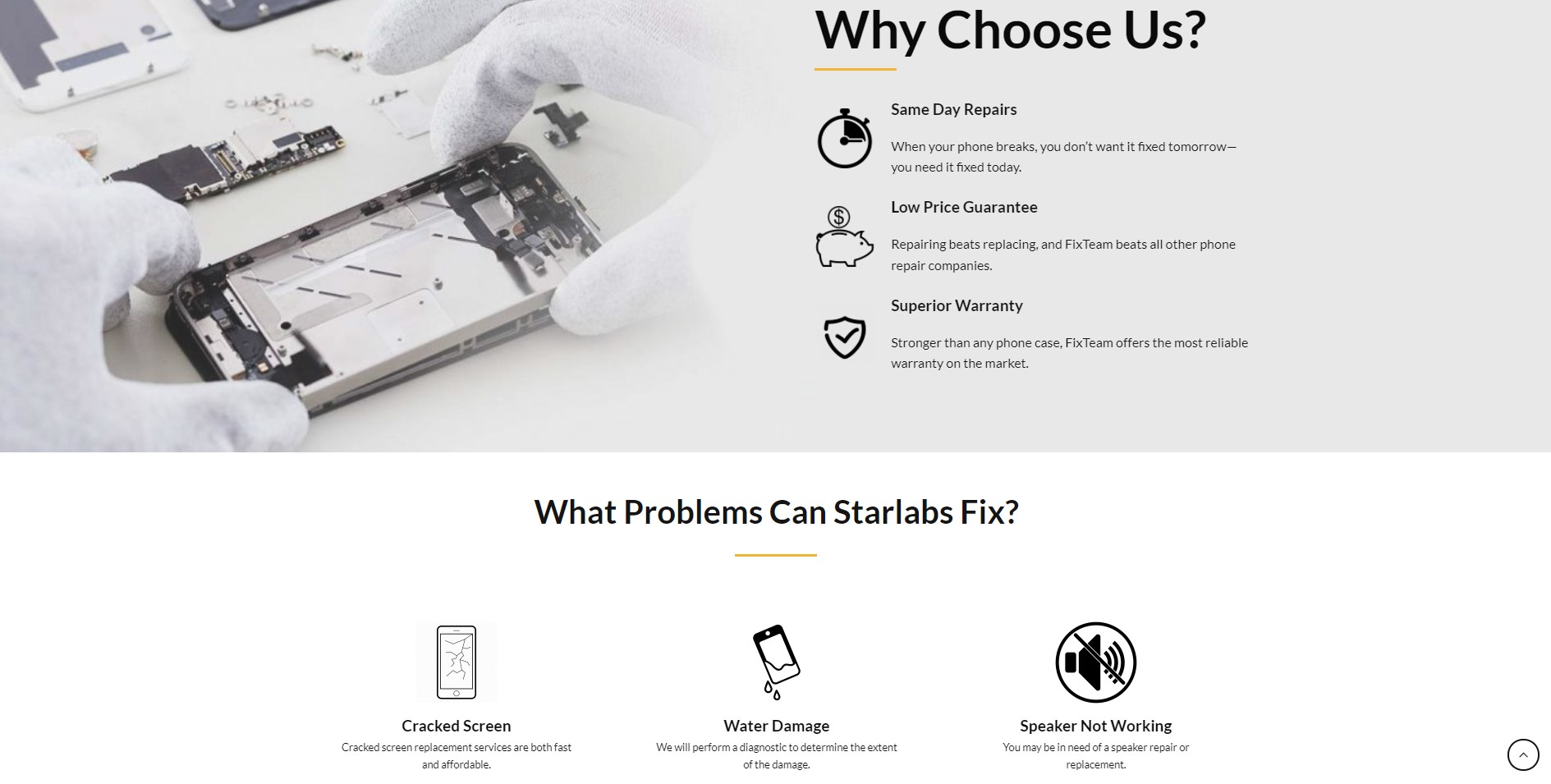 Starlab Homepage 3
