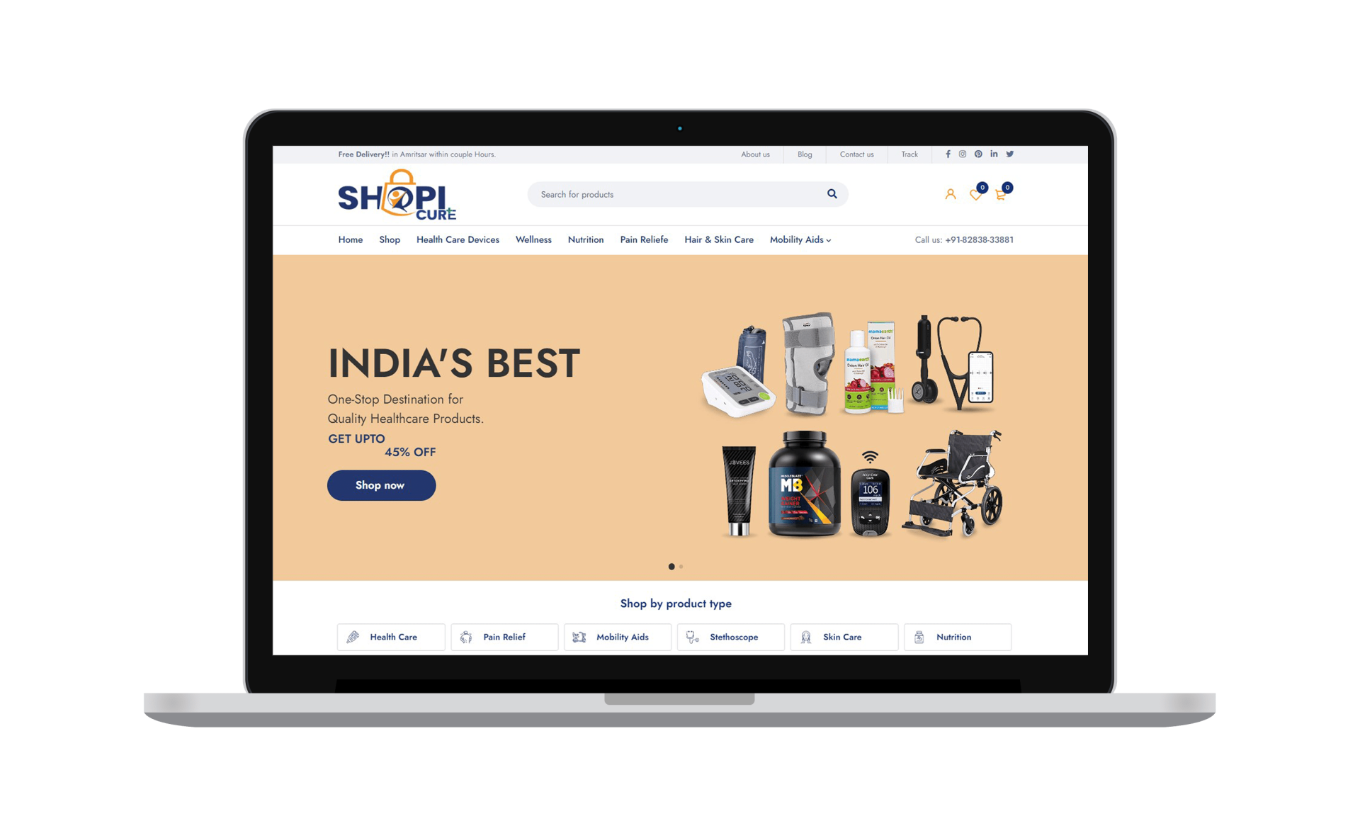 Indias Best Online Healthcare Store Shopicure